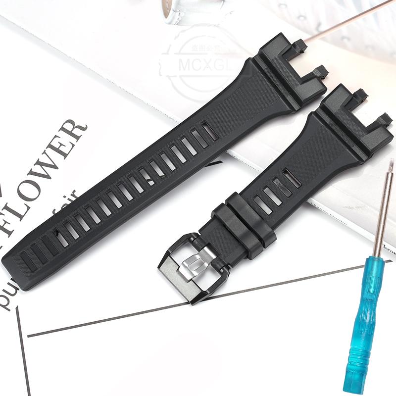 Resin Strap Suitable For Casio GBA-900 Series Men's Sports Waterproof Watchband Rubber Bracelet Watch Accessories