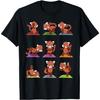 Red Panda Yoga T-Shirt Funny Red Pandas In Yoga Poses Tee T-Shirt