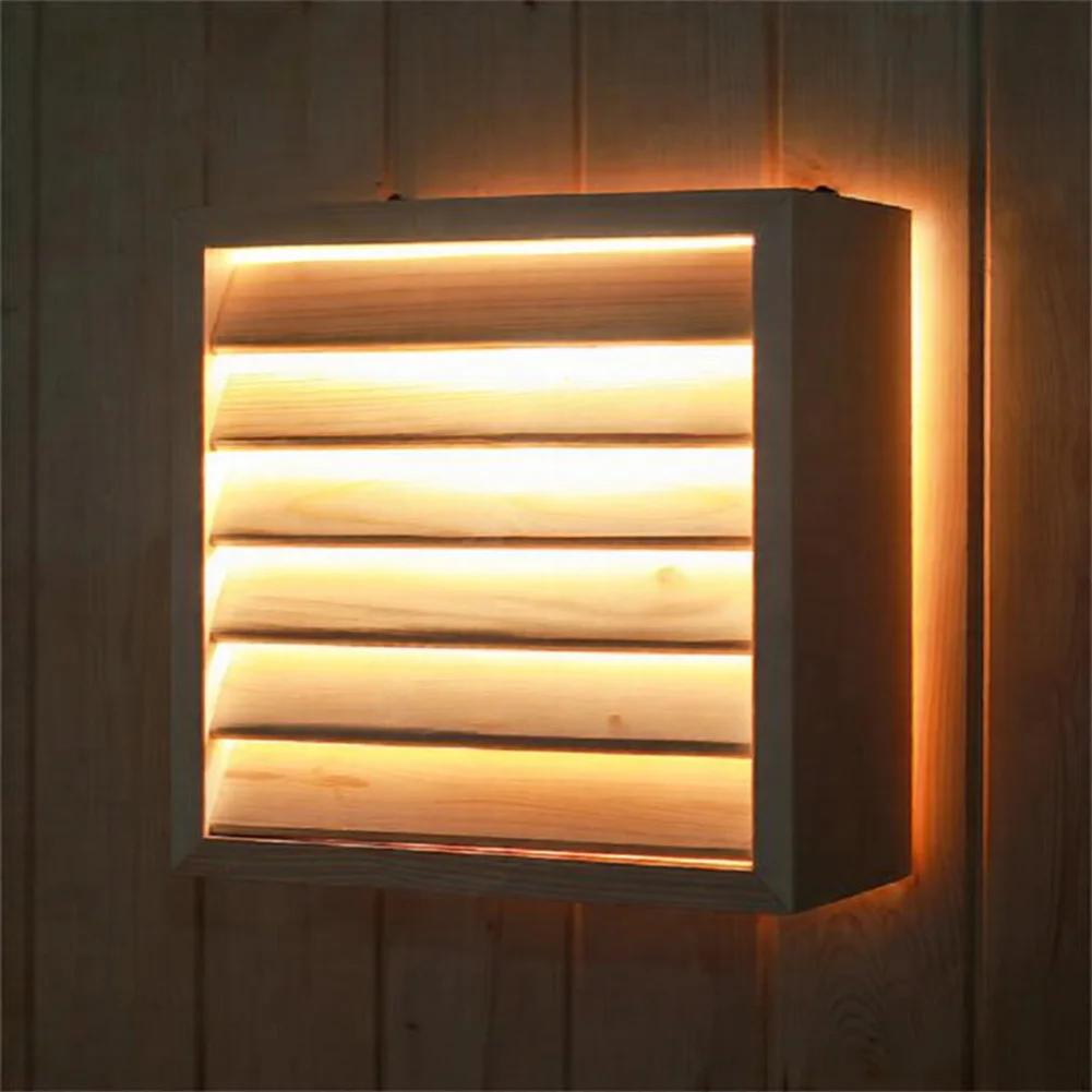 1PC Wooden Lamp Shade For Sauna Room Lamp Shade 28x22cm Long-lasting Wooden Light Shades Effortless Installation Heat Resistance