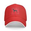 Greyhound Baseball Cap Black Greyhound Girls Polyester Printed Baseball Hat Funny Sports Fashion Cap