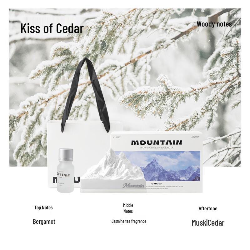 Snow Mountain Diffuser Stone Aromatherapy Set