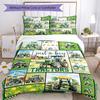 3pcs Truck Bedding Set Duvet Cover Closure Includes 1 Duvet Cover & 2 Pillowcases, Soft and Comfortable for All Seasons.