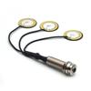 Piezo Contact Microphone Pickup 3-in-1 Metal Guitar Picks Guitar Parts Musical Instruments Pickups Guitar Violin Ukulele