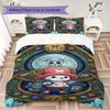 Anime One Piece Pillowcase & Duvet Cover Set Patterned Bedding for Room Decor Perfect Gift for Anime Fans.-Xin