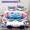 3pcs Stitch Bedding Set Duvet Cover Closure Includes 1 Duvet Cover & 2 Pillowcases, Soft and Comfortable for All Seasons.
