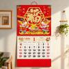 2026 Čínský Nový Rok Kalendář Rok Koně Nástěnný Kalendář Lunární Měsíční Kalendář pro Čínský Domov Restauraci Kancelář Školu Nástěnná Závěsná Dekorace