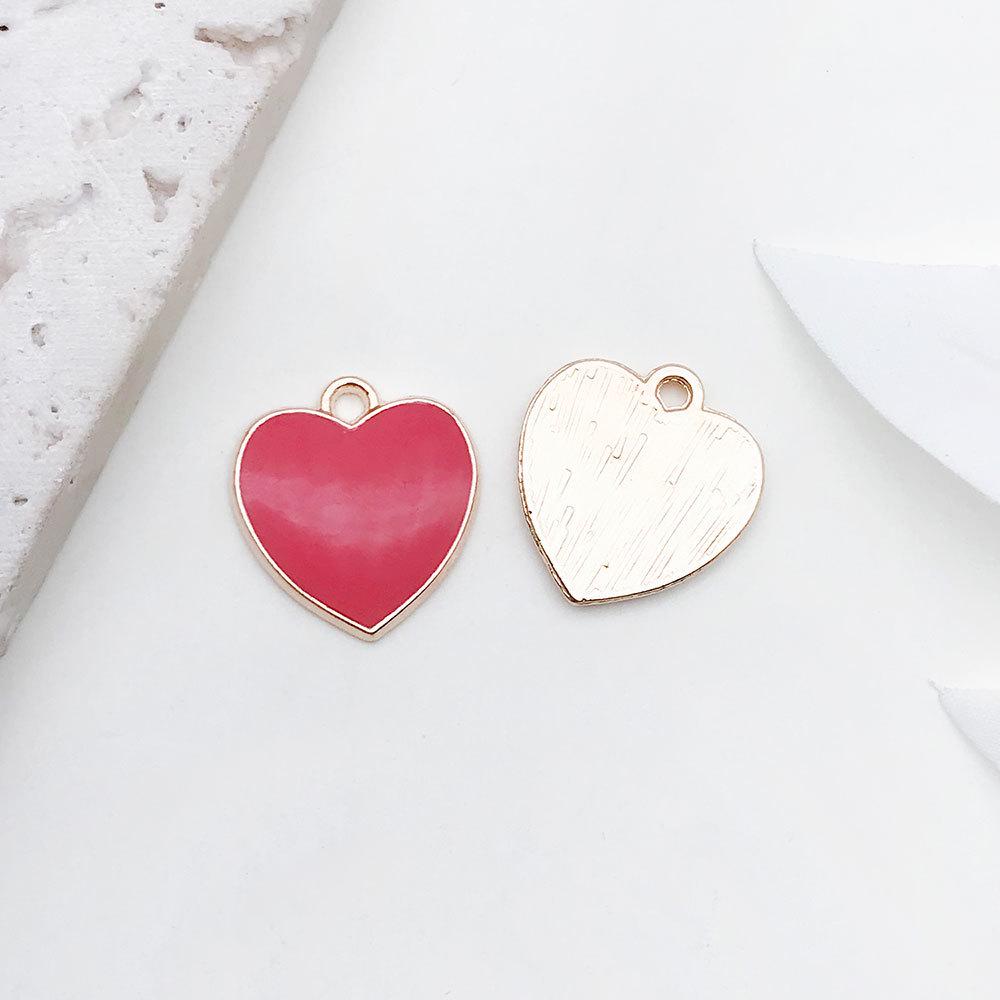 Red Cherry Blossom Oil Drop Keychain & Earrings Set: DIY Jewelry & Hair Accessories