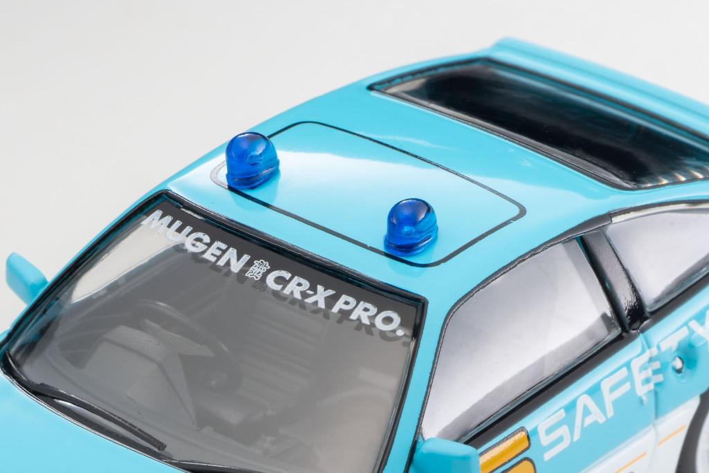 TOMYTEC Tomica Limited Vintage Neo 1/64 LV-N318a Honda Ballade Sports CR-X MUGEN CR-X PRO Suzuka Circuit Safety Car Light Blue/White Finished Product