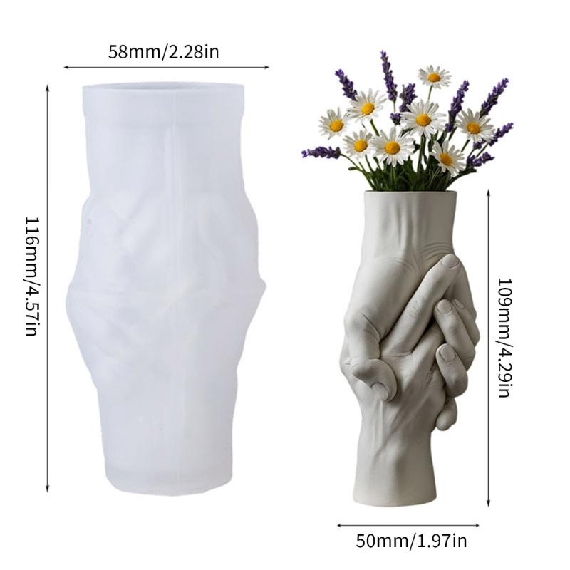 Flower Pot Silicone Mold Concrete Cement Flowerpots Mold Aromatherapys Plasters Mold Candle Cup Epoxy Mold Home Decors