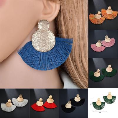 Tassel Earrings for Women Fashion Wedding Party Statement Bohemian Drop Earings Long Vintage Fringe
