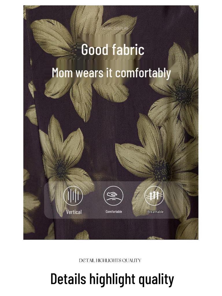 Paster Damen Sommer Blumen Culottes mit hohem Bund