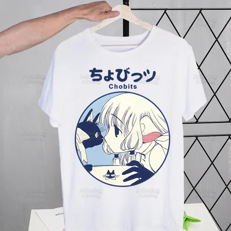 Chobits Chi Men's Tshirt Cute Printing Shirt Mens Fashion T-Shirt For Men Casual Tops Short Sleeve