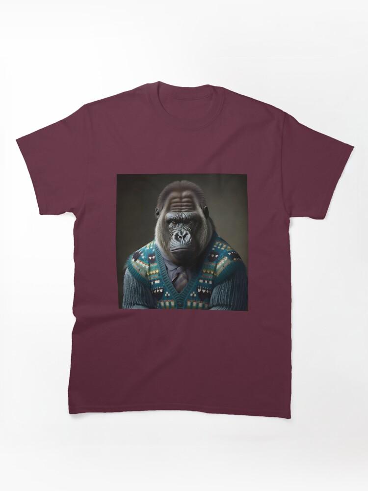 Gorilla Tag Gorilla in a Sweater - Animal Art Classic Unisex T-Shirt