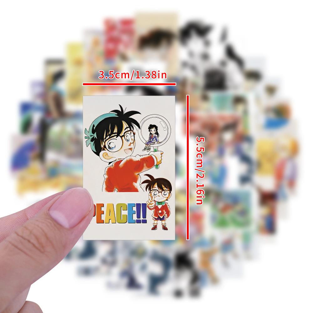 80 Detective Conan's Original Paintings Graffiti Stickers Decorate Refrigerator Scooter DIY Personality Stickers