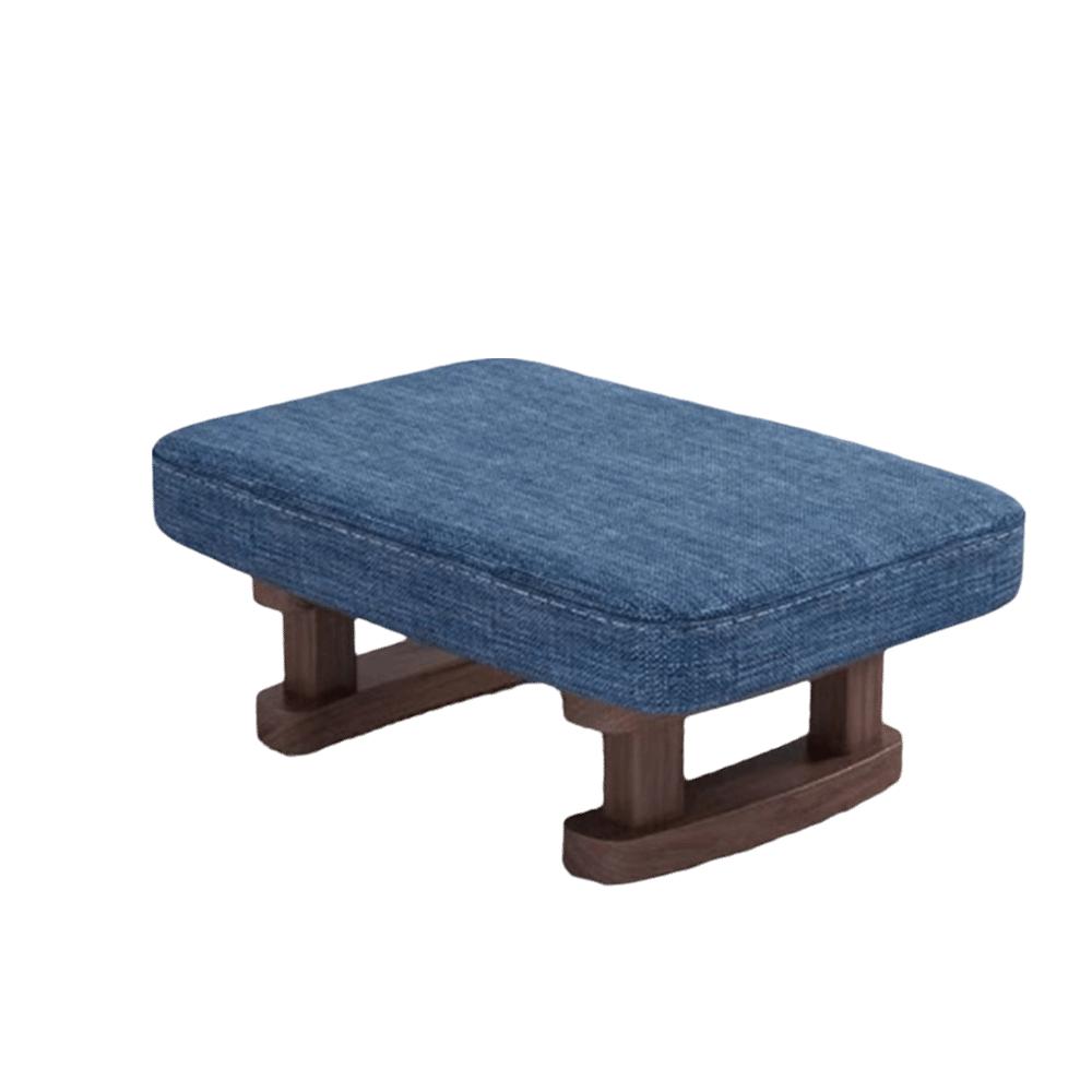 Smooth Solid Wood Foot Stool Rounded Edges Foot Rest Creative Shoe Changing Bench Bathroom Use