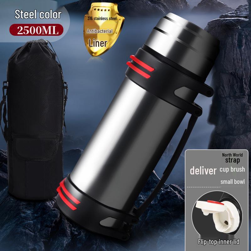 Large Capacity Stainless Steel Travel Thermos Cup for Outdoor and Car Use
