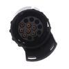 Conector Adaptador de Reboque 12V 7 Pinos para 13 Pinos Conversor Elétrico para Caravana