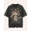 2026 Dark Fantasy Wasteland Anime Gachiakuta Graphic Print T-shirt Oversized Retro Washed Cotton Tee Men Women Harajuku Fashion Tops