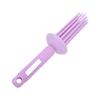 Curling Roll Comb 17 Round Teeth Easy Hair Insertion Hair Curling Roll Comb Styling Tool Purple