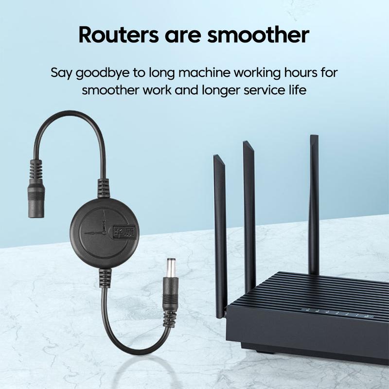 5V-15V WiFi Router Reset Rebooter Automatic Restart Cable 72 Hours WiFi Router Timing Automatic Power Off Reset Control Line