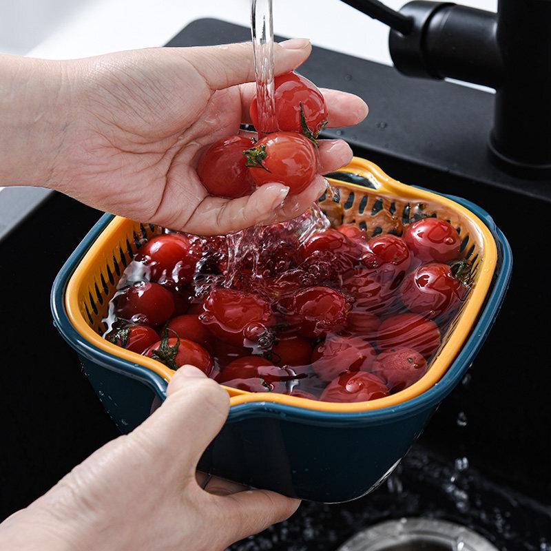 Double-Layer Drain Basket