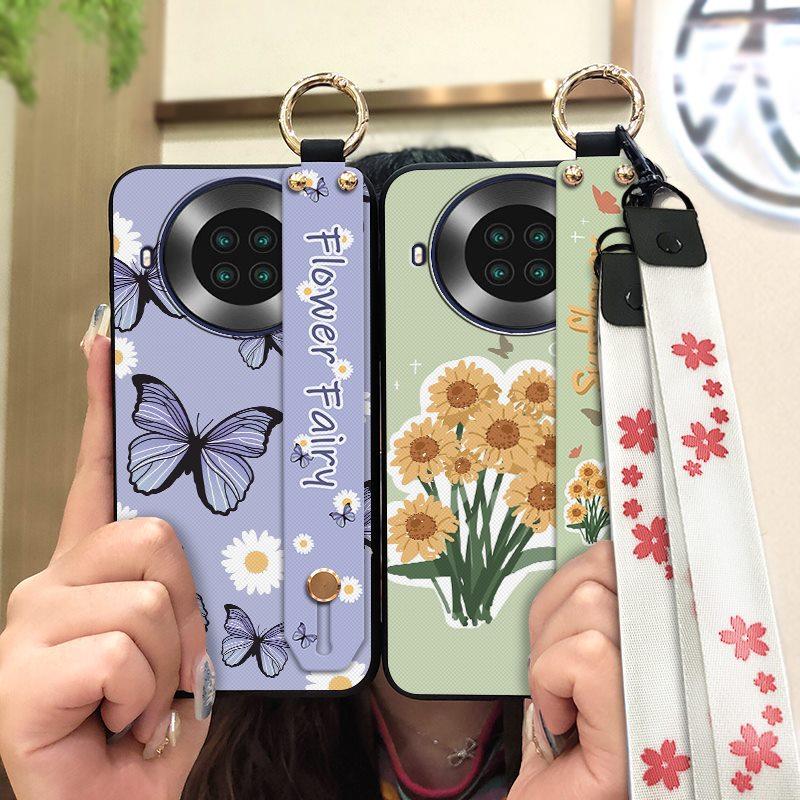 Soft Case Protective Phone Case For Cubot Note20 Anti-dust Back Cover Durable Wrist Strap Dirt-resistant Shockproof Ring