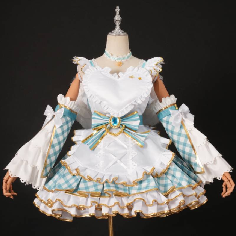 Conjunto de Fantasia Cosplay Kotori Minami de Love Live Com Asas Para Jogo Anime Role Play