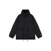Levis Solid Color Letter Print Stand Collar Long Sleeve Down Jacket Men Outerwear Black A3273-0000