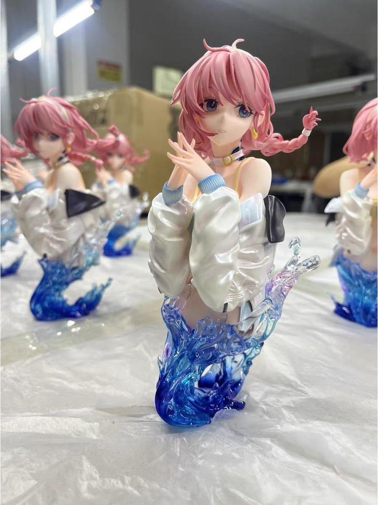 Arknights Blue Poison Bust Painted Statue Model Tabletop Decoration Gift