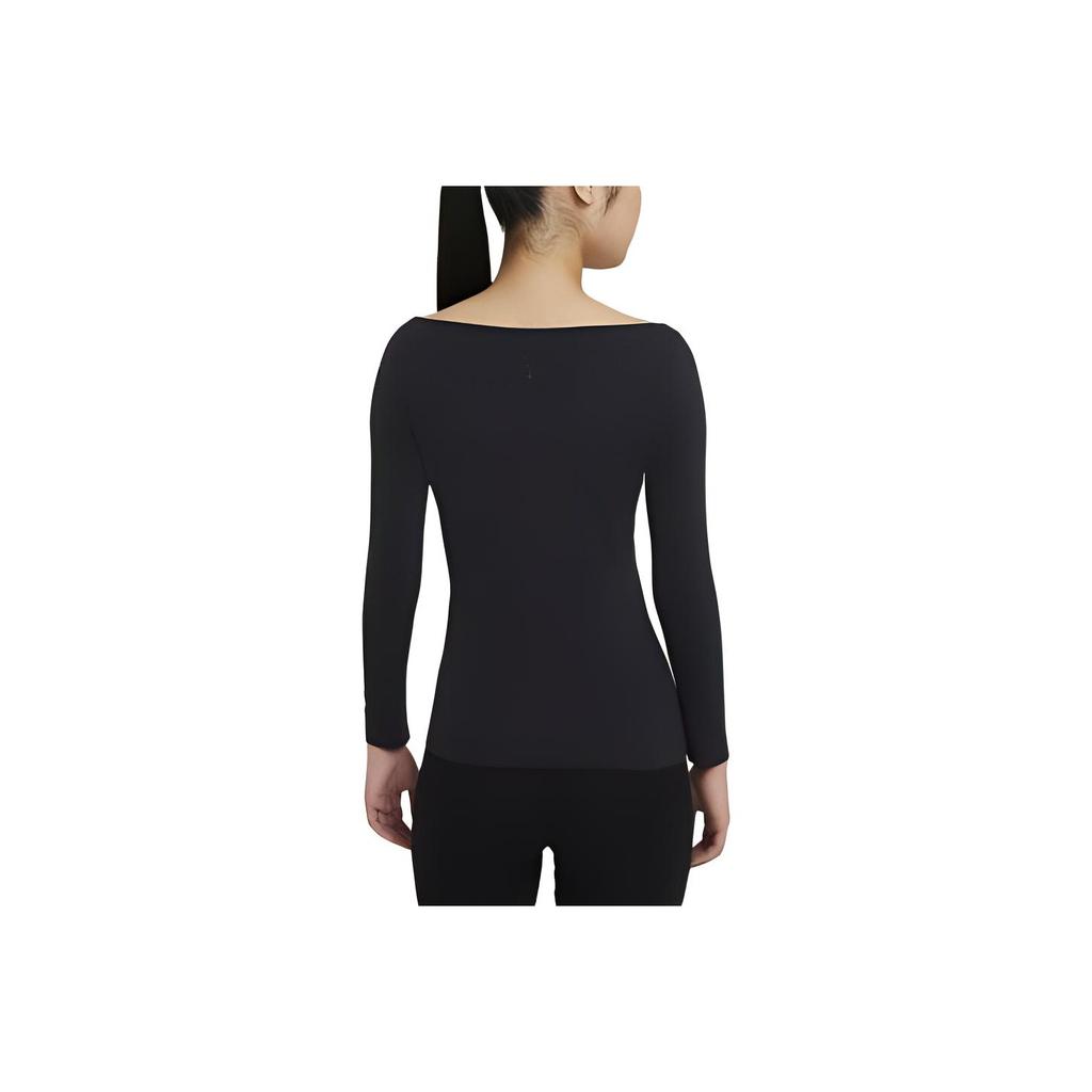 Nike Long Sleeve Training Pullover Women Tops Black DA0720-010
