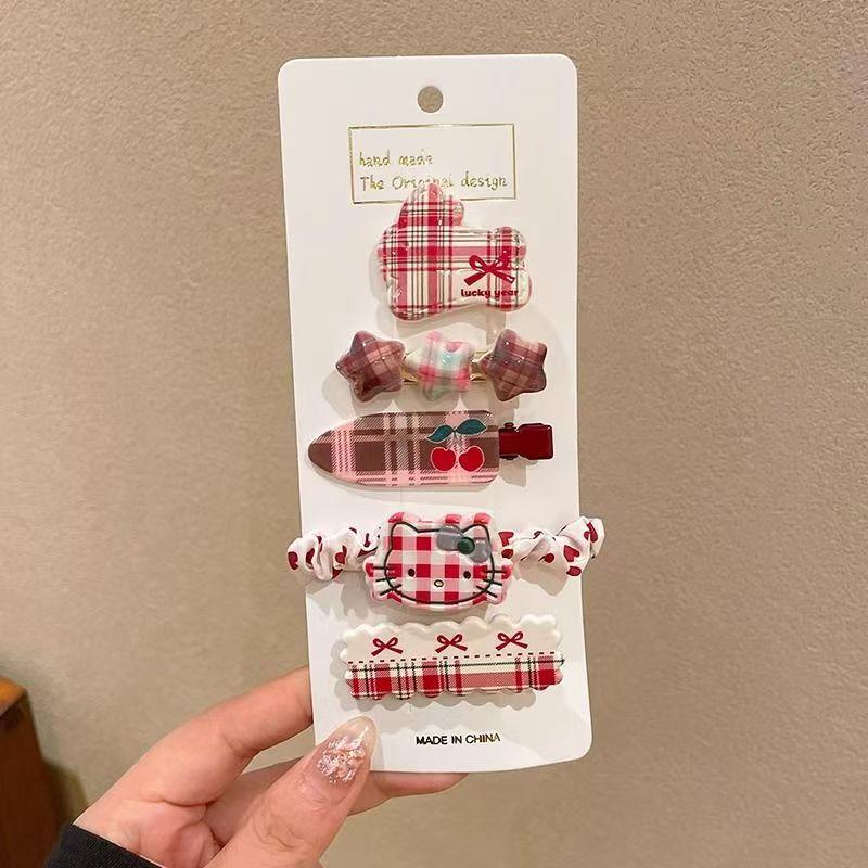 Children'S Hairpin Bag Cloth, Duck Bill Clip Cloth, Bow Root, Princess Hairpin, Cute Little Flower Girl Hair Accessories
