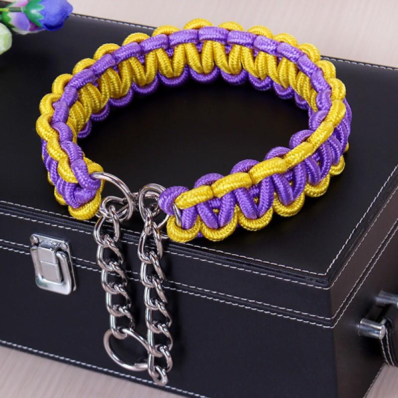 Dog Collar P Chain Small Medium Large Dogs Adjustable Pet Training Walking