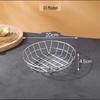 ZISIZ Stainless Steel Round Snack Frying Basket