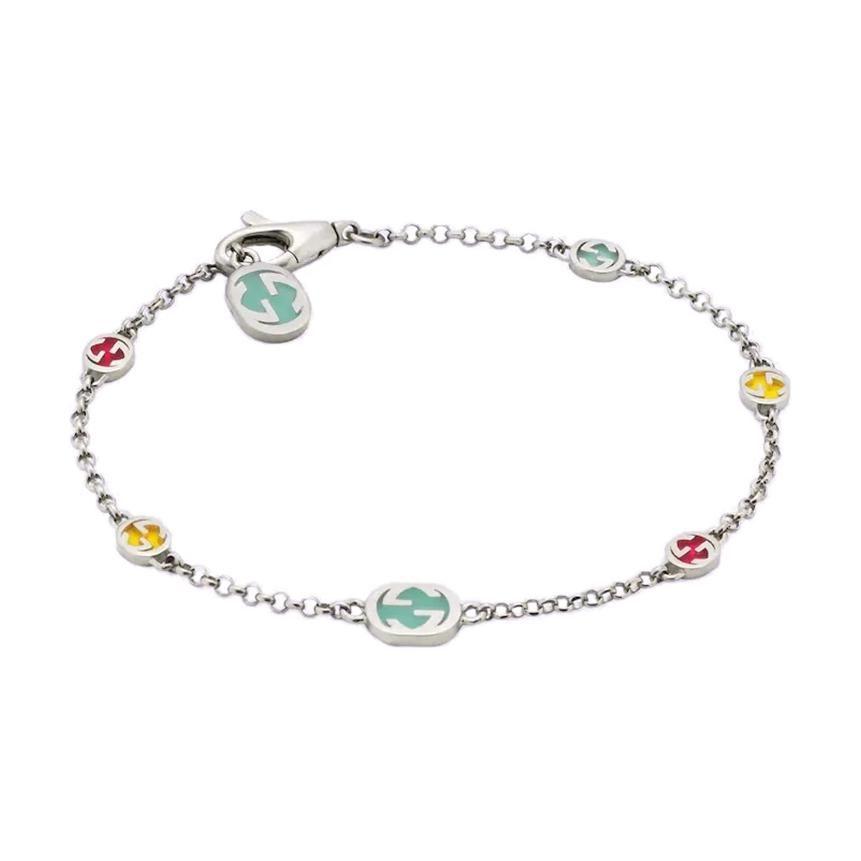 Gucci Interlocking G Enamel Bracelet 728951-J89B4-8519