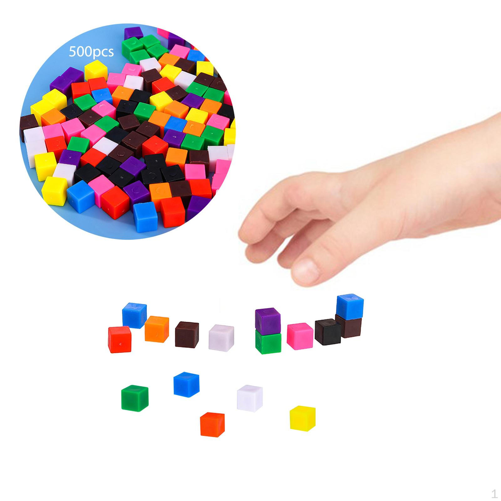 

Кубики-сантиметри, сортувальні іграшки для початкової школи, дитячого садка 500pcs