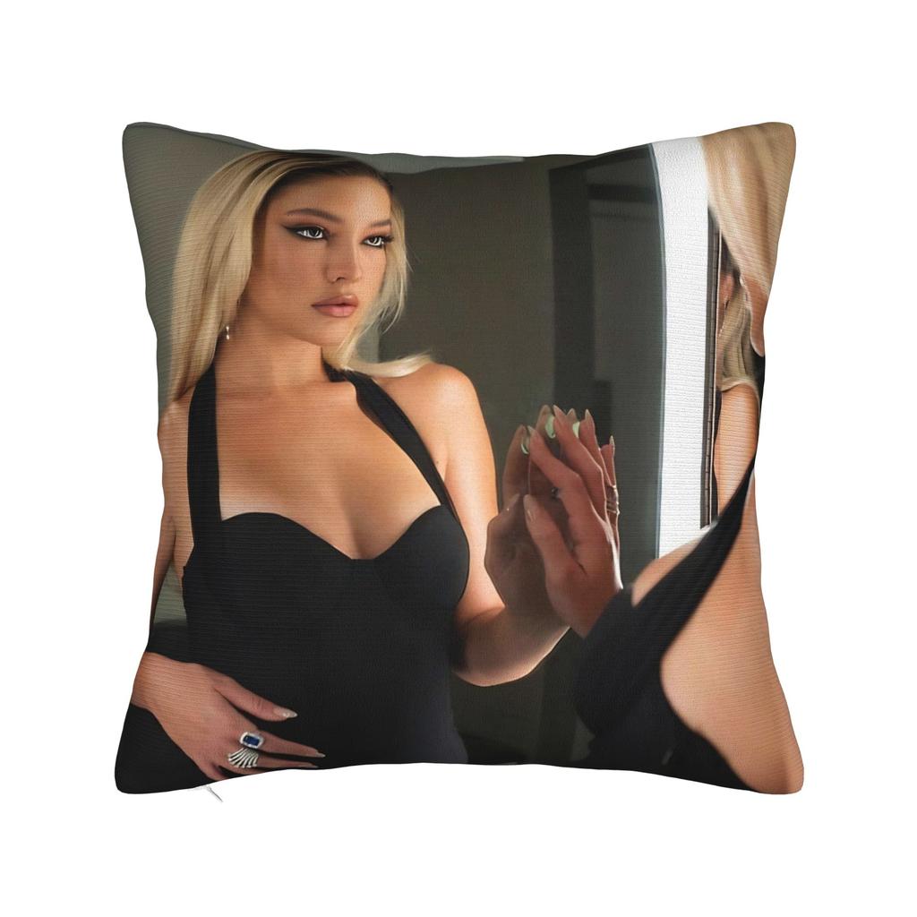Madelyn Cline Beautiful Actress Poster Pillow Cover Kawaii Pillow Case For Sofa Bedroom Home Decor Design Pillowcases Gift Idea