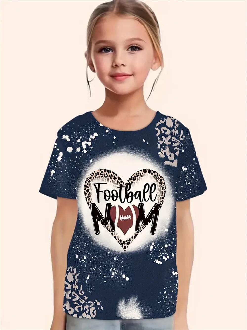 

Повседневные модные 3D-принты, забавные футболки для девочек, летние топы с короткими рукавами, повседневные футболки, одежда для девочек 160