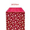 Polyester Christmas Tablecloth Snowflake Printed Table Cover Holiday Style Table Runner  Home Decor