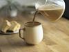 RIVERET Cafe au Lait Mug, 350ml, Bamboo, Dishwasher Safe, White, RV-205W