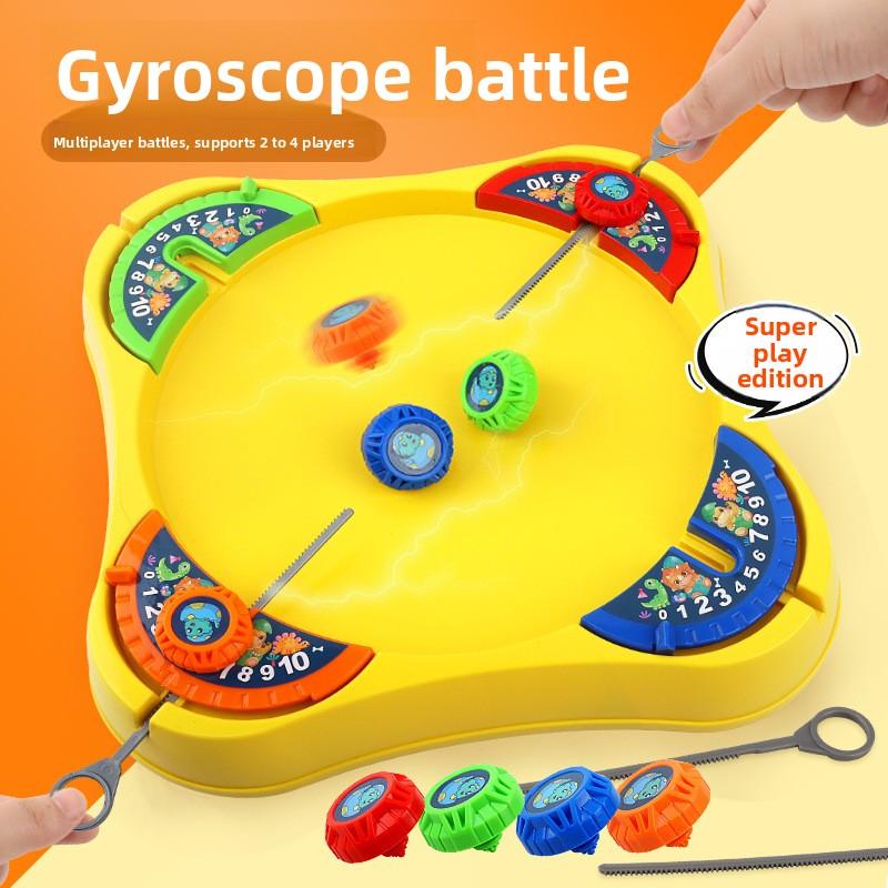 Non-Toxic Plastic Spinning Top Launcher Top Battling Toy Random Color Spinning Top High Performance Multiplayer Gyro Disk Plate