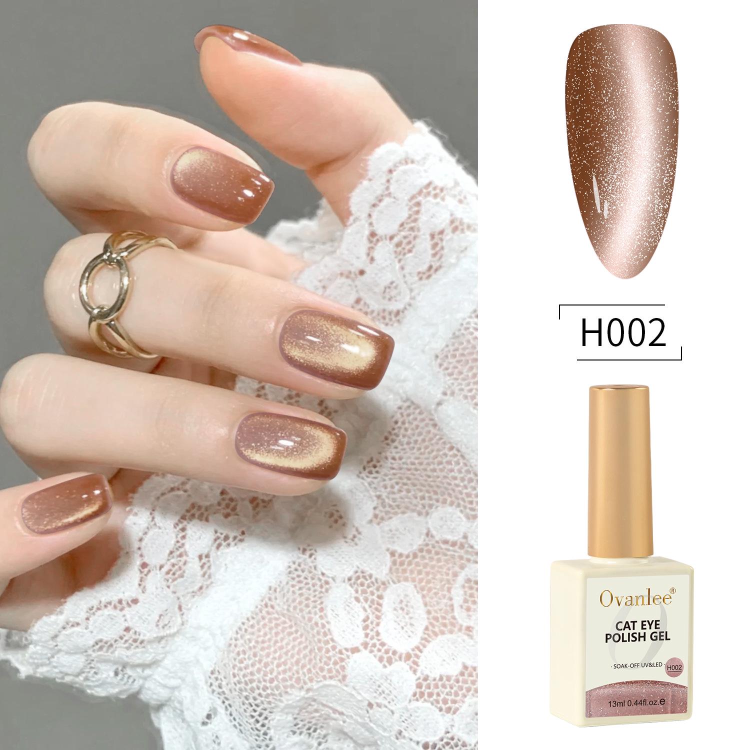 

Oufanli Super Sparkle Rhinestone Cat Eye Nail Gel - Spring/Summer Collection