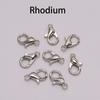 50pcs/lot Gold Lobster Clasp Hooks Connector For DIY Necklace Bracelet Chain Jewelry Making Findings Accessory Supplies