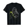Gorilla Monkey Gym Wear Bodybuilding Workout Motivation T Shirt Black Vintage Comfortable Stretched Homme Graphic