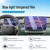 Mengshi M817 Tempered Glass Screen Protector: HD Explosion-Proof Car Navigation Interior Modification Accessory