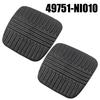 New 2Pcs Car Brake Clutch Pedal Pads Cover Black 49751-NI010 For Nissan MQ GQ