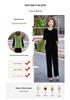 2026 Chinese Style Golden Velvet Spring Suit for Middle-Aged Women: Three-Piece Vest Set