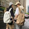 Schoolbag Japanese Ins Folded Backpack Male Large Capacity Travel Computer Backpack College Student Junior High School Student School Bag Female