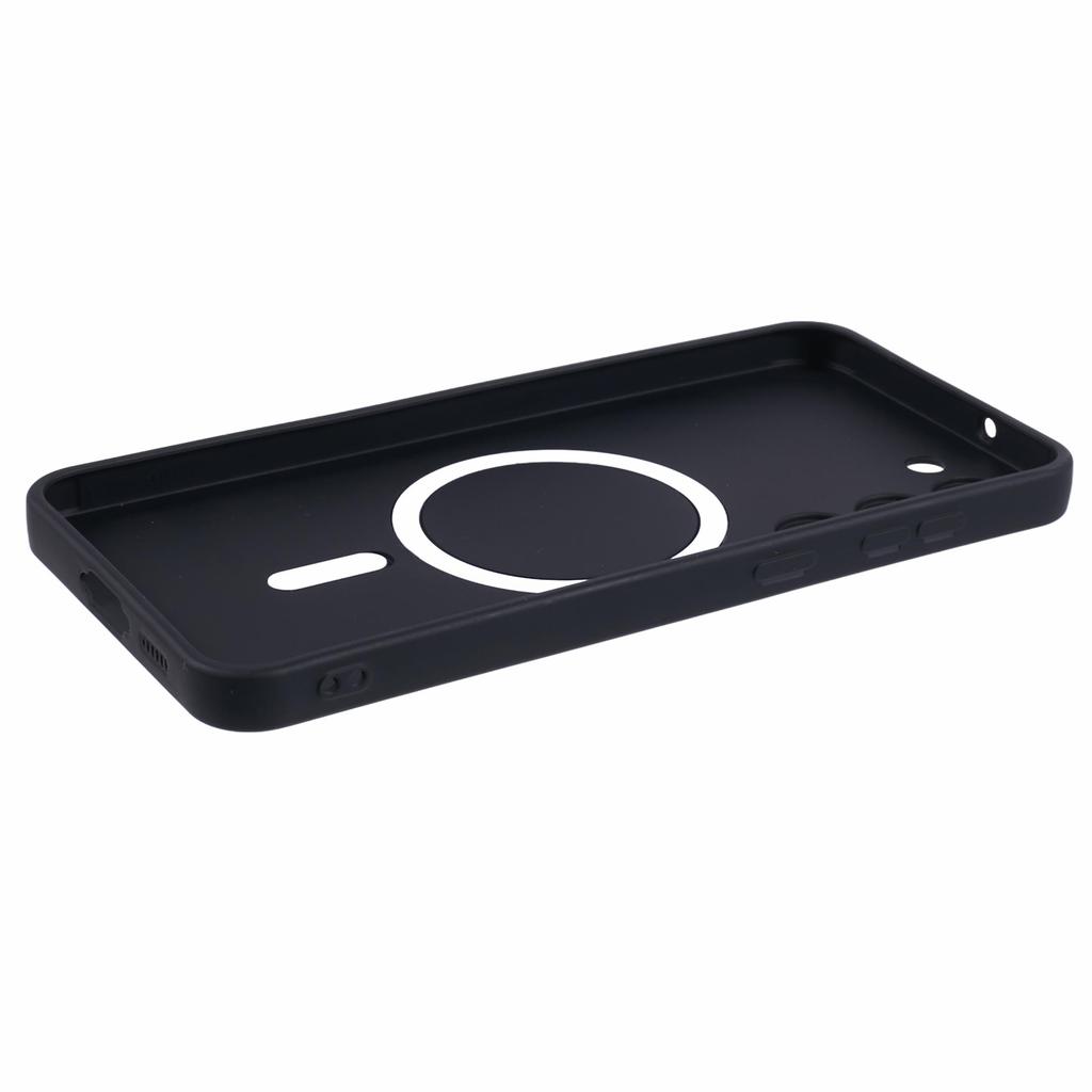 For Samsung Galaxy S22+ 5G Shockproof Case Compatible with MagSafe Rubberized TPU Phone Cover with Lens Film