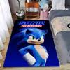 Sonic The Hedgehog Teppich Blau Weich Schlafzimmer Bodenmatte Geeignet als Anti-Rutsch für Wohnzimmer Schlafzimmer Sofas