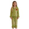 Christmas Parent-Child Matching Pajamas Mother and Son Loungewear Long Sleeve One-Piece Sleepwear